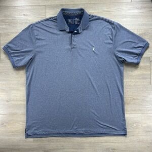 Sec 119 Polo Shirt Mens 2XL Navy Grateful Dead Performance Lighning Bolt Golf